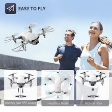 Load image into Gallery viewer, Mini Drone with 1080P HD Camera for Kids FPV Live Video RC Quadcopter for Adults Beginners Toys Gifts, Altitude Hold, Gray
