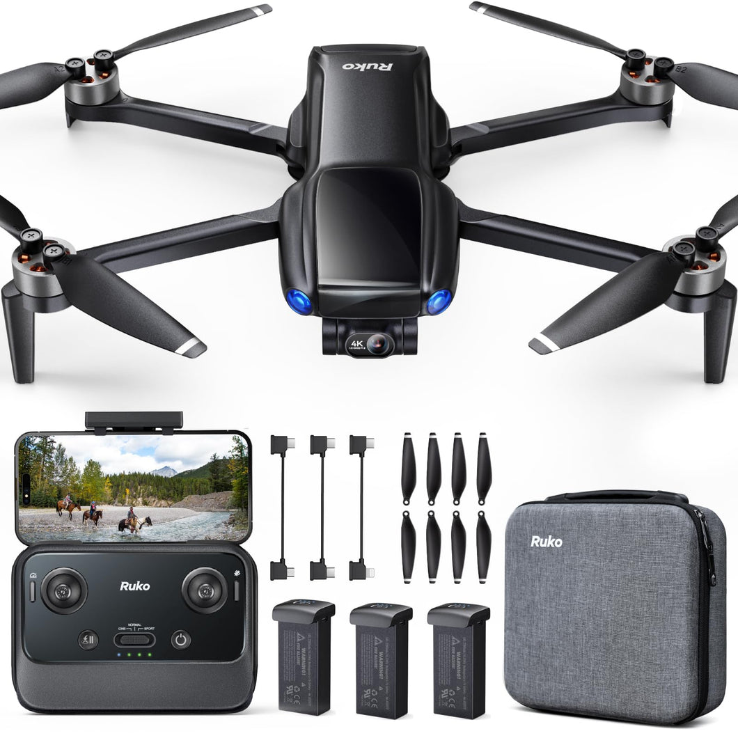 4K, Drones with Camera for Adults 4K Video 8K Photo, Under 249g, 3-Axis Gimbal EIS, 20000ft FPV Transmission, AI Takeoff/Landing (96-Min Flight)