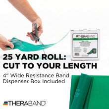 Load image into Gallery viewer, THERABAND Resistance Band,Green,Heavy,25-Yard Roll,Latex-Free,Elastic Band (Pack of 12)

