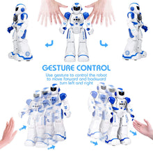 Load image into Gallery viewer, Robots Toy for Kids, RC Gesture Sensing Toy, Interactive Walking Singing Dancing Robot Birthday Presents
