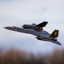 Load image into Gallery viewer, E-flite RC Jet SR-71 Blackbird 40mm Twin EDF BNF Basic Transmitter
