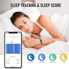 Load image into Gallery viewer, Fitness Tracker, Step Counter with 24/7 Heart Rate Blood Oxygen Blood Pressure Sleep Monitor, 1.10" AMOLED Touch Screen Smart Watches for Women Men (Orchid Purple))
