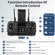 Load image into Gallery viewer, GPS Drone with 4K Camera for Adults, FPV Drones for Kids, Foldable RC Quadcopter with Brushless Motor, 2 Batteries 40 Mins Long Flight
