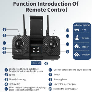 GPS Drone with 4K Camera for Adults, FPV Drones for Kids, Foldable RC Quadcopter with Brushless Motor, 2 Batteries 40 Mins Long Flight
