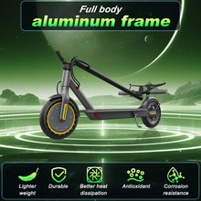 Load image into Gallery viewer, 8.5&quot; E Scooter for Adults Aluminum Alloy Frame 20 MPH 350W Motor 281WH Battery, Motorized Scooter Up to 20 Miles Range
