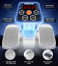 Load image into Gallery viewer, Portable Under Desk Elliptical Machine with Wireless Remote - White
