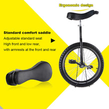 Load image into Gallery viewer, Wheel Unicycle Non-Slip Leakproof Butyl Tire Wheel Cycling Outdoor Sports Fitness Exercise Health Balance Cycling Bikes,Yellow,24″

