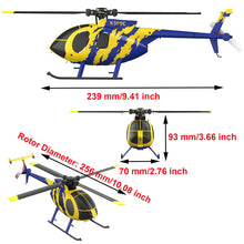 Load image into Gallery viewer, Gyro Stabilized RC Helicopter, Remote Control Helicopter for Adult Beginner, 2.4G 4CH Altitur Control RC Aircraft (RTF Version)
