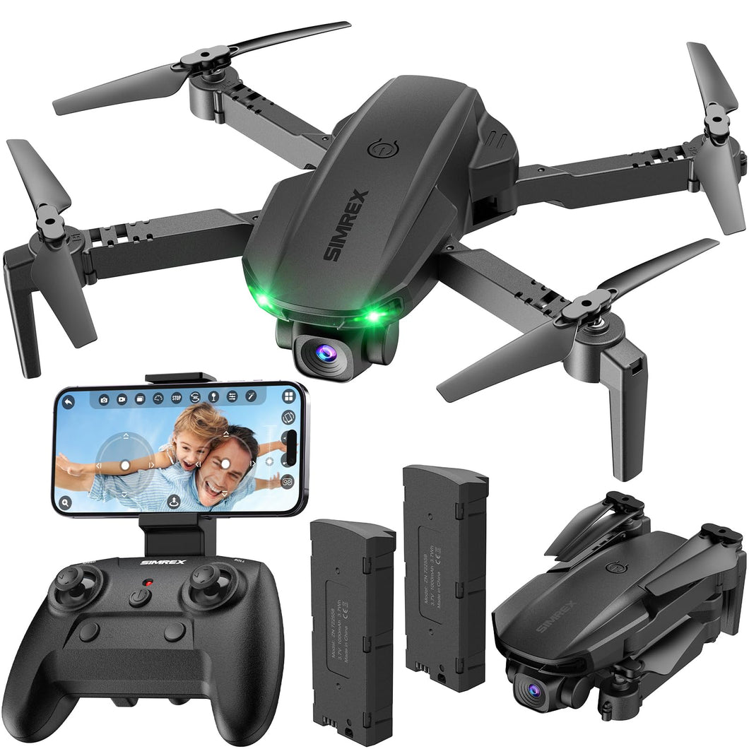 Drone With Camera 1080P for Kids And Adults, RC Quadcopter With Altitude Hold, Mini Drone With One Key Start, Waypoint Fly, Headless Mode