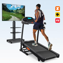 Load image into Gallery viewer, THERUN Incline Treadmill - Orange Black - upgrade
