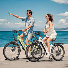 Load image into Gallery viewer, Cybervelo 1000 Peak Electric Bike for Adults,up 80 Miles Removable Battery Ebike, 26&quot; Electric E Bike with 7-Speed,Adult Electric Bicycles
