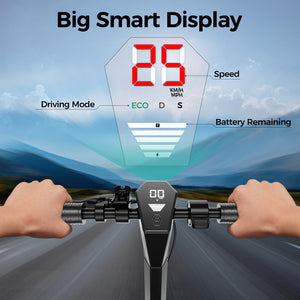 Electric Scooter Adults, Up to 25 Mph and 22 Miles Range, 500W Motor E-Scooter with 10" tire, Foldable Escooter (Blue)