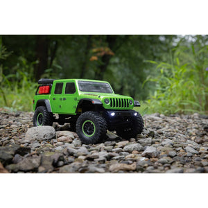 RC Truck SCX24 Jeep Gladiator 4 Wheel Drive Rock Crawler Brushed RTR Nothing Needed to Complete Ready-to-Run Green
