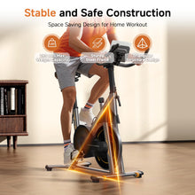 Load image into Gallery viewer, Hitgo Magnetic Exercise Bike for Home - Silver
