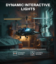 Load image into Gallery viewer, RC Helicopters, S51H Remote Control Helicopter 2.4GHz Military Army Toys for Boys Girls Kids with Altitude Hold
