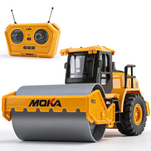 Load image into Gallery viewer, 2.4G Remote Control Road Roller Toys, RC Engineering Roller Truck for Boys, Construction Vehicles Model Toy Gift for Toddlers 3-5

