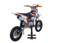 Load image into Gallery viewer, 125CC Dirt Bike (A10) 4-Stroke Electric Start Manual 4-Speed, 4.5L Fuel Tank, 14&quot;/12&quot; Tires for Youth Adults (Orange)
