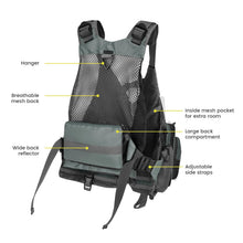 Load image into Gallery viewer, Gonex Fly Fishing Vest for Men Women, Trout, Adjustable Size, 18 Pockets
