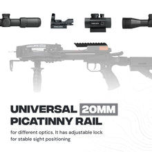 Load image into Gallery viewer, BALLISTA BAT T-Stock Crossbow, 300 FPS, 130 lb, Hunting Bowfishing Target
