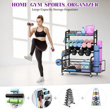 Load image into Gallery viewer, Dumbbell Rack,VOPEAK Weight Rack for Dumbbells Rack Stand only with Wheels
