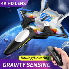 Load image into Gallery viewer, RC Plane with Camera 4K, 6CH RC Airplane, 2.4GHz Remote Control Airplane, Foam RC Glider, Easy to Fly RC Aircraft, V31 RC Jet Fighter

