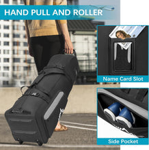 Load image into Gallery viewer, Himal Outdoors Soft-Sided Golf Travel Bag with Wheels, 600D Oxford Fabric
