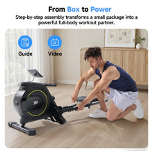 Load image into Gallery viewer, YPOO Rowing Machine for Home - Black
