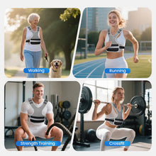 Load image into Gallery viewer, Adjustable Weighted Vest Woman 4-10lb/12-18lb/20-32lb Weighted Vest Men with 6 Ironsand Weights, Shoulder Pads and Large Pocket for Walking Running Crossfit Strength Training, 12-18lb, grey
