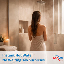 Load image into Gallery viewer, Tankless water heater Gas Propane 1.6GPM VENT FREE 41000 BTU Portable hot water Heater Great for RV &amp; Home outdoors installation - On demand Instant hot water supply - Calentador de agua de Gas White
