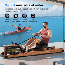 Load image into Gallery viewer, Rowing Machine for Home - Wood
