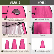 Load image into Gallery viewer, WolfWise Pop Up Shower Tent for Camping Essentials, Compact &amp; Lightweight
