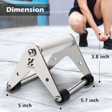 Load image into Gallery viewer, Push Up Stand, Pushup Handles for Strength Training, Heavy-duty Stainless Steel Push Up Bars Gym Exercise Equipment, Hold Up to 500lbs, 1 Pair
