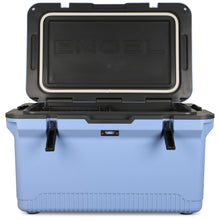 Load image into Gallery viewer, ENGEL 60 QT Ultra-Light Injection Molded Cooler - Ice Chest Keeps Ice up to 7 Days - Large Cooler Includes Wire Basket, Divider and Built-in Bottle Opener - Blue with Dark Grey Interior (Blue)
