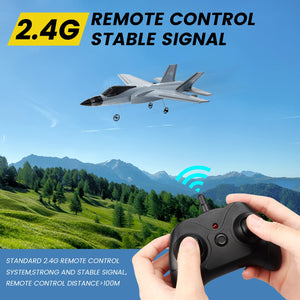 RC Plane, F-35 RC Airplane Ready to Fly, 2 Channel 2.4Ghz Remote Control Plane, Remote Control Airplanes