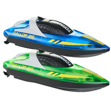 Load image into Gallery viewer, RC Boat for Kids, 2Pack Remote Control Boat for Pools &amp; Lakes, Racing Boat with LED Light &amp; 4 Rechargeable Batteries, Adults Boys &amp; Girls
