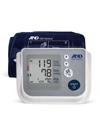 Load image into Gallery viewer, A&amp;D Medical Blood Pressure Monitor for Home Use, UA-767F, Wide-Range Cuff (8.6-16.5"/22-42cm), White &amp; Grey
