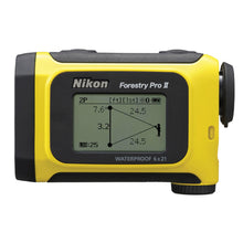 Load image into Gallery viewer, Nikon Forestry Pro II 6x21 Laser Rangefinder with 3-Point Hypsometer, 1750-Yard Range, Dual LCD Display, Inclinometer, Waterproof Construction for Forestry and Industrial Applications

