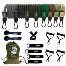 Load image into Gallery viewer, Bodylastics Pro Series Resistance Band Set - Resistance Bands (3-560 Lbs Set Camo)
