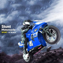 Load image into Gallery viewer, Remote Control Motorcycle, High Speed Self Balancing Single Wheel Stunt RC Motorcycle, 1/6 Scale 360° Rotating
