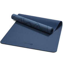 Load image into Gallery viewer, KEEP Large Yoga Mat 79"x39" for Men, 7mm Extra Thick &amp; Oversized Exercise Mat, Non-Slip TPE Workout Mat for Home Gym, High-Density Anti-Tear Fitness Mat for Tall Users, Blue
