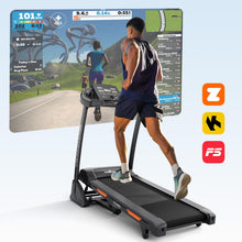 Load image into Gallery viewer, THERUN Incline Treadmill - Black-Cooling Fan
