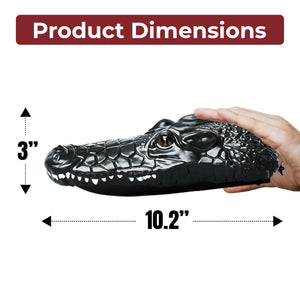 Remote Control Alligator Head - Remote Control Boat Prank Toy for Kids, Adults, Pranksters - 2.4G Waterproof RC Boats