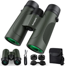 Load image into Gallery viewer, Aurosports 12x42 HD Binoculars for Adults, BAK4 Prism IPX7 Waterproof
