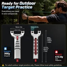 Load image into Gallery viewer, Magnetic Slingshot with Magazine for Adults (2magfed)
