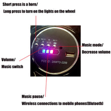 Load image into Gallery viewer, Kids Electric Motorcycle with Training Wheels for 3-8 Years(43-55in), Boys Girls Ride on Electric Motorbike, Blue White
