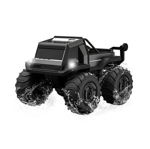 Amphibious Remote Control Car for Kids, 1:16 RC Trucks 4WD Offroad All Terrain, DIY Pick-up Toys Waterproof Monster Truck,60Mins+ Play Time