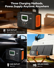 Load image into Gallery viewer, HOWEASY Portable Power Station 300W，Solar Generator 222Wh
