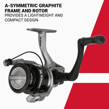 Load image into Gallery viewer, Abu Garcia Max X Size 6000 Spinning Fishing Reel, High-Performance Freshwater Reel, A-Symmetric Carbon Frame and Rotor, Durable &amp; Lightweight Construction, Max Drag of 14lb | 6.4kg

