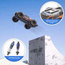 Load image into Gallery viewer, 1:16 Scale Ready to Run Fast Remote Control Car, High Speed Jump RC Monster Truck, Off Road RC Cars, 4WD All Terrain RTR RC Truck
