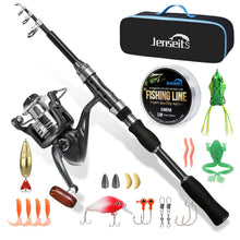 Load image into Gallery viewer, Jenseits 6Ft Telescopic Spinning Fishing Rod and Reel Combo
